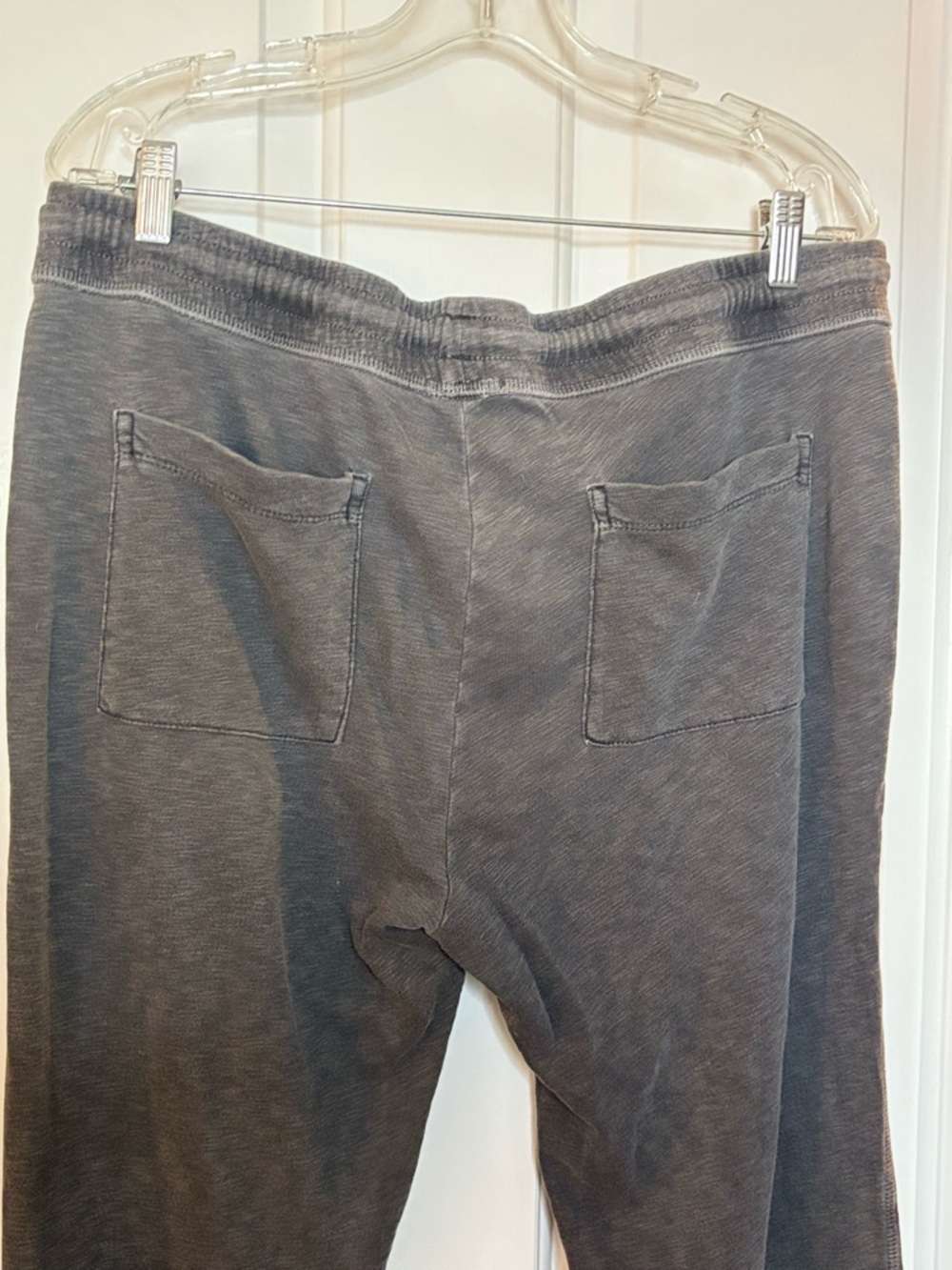 James Perse Men's Charcoal Gray Lightweight Drawstring Joggers size 2/M - Picture 7 of 11